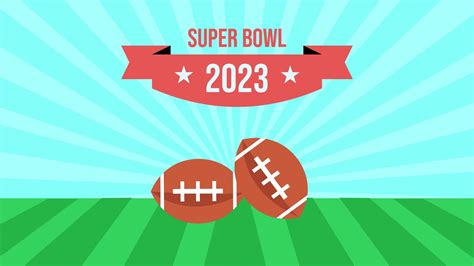 Super Bowl 2023 Vector Background in EPS, Illustrator, JPG, PSD, PNG ...