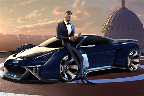 Audi RSQ e-tron concept takes starring role in Spies in Disguise movie ...