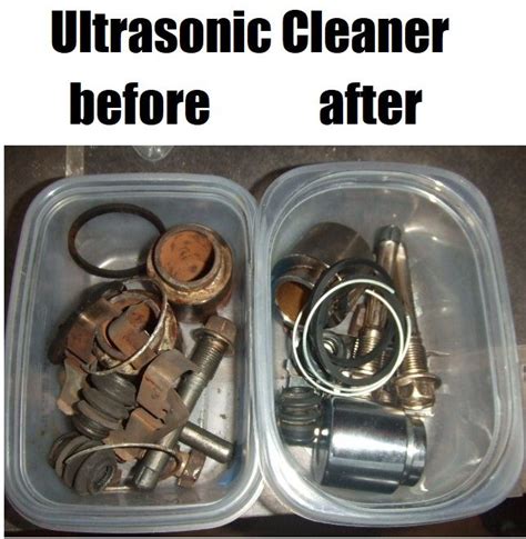 Ultrasonic cleaner before and after, how it can save you time cleaning ...