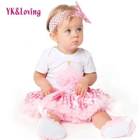 Baby Girl Clothes Sets 2017 Summer 100% Cotton Romper Pettiskit TUTU ...