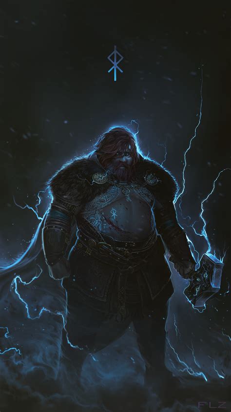ArtStation - The Broken God, Thor - God of War: Ragnarök Fanart