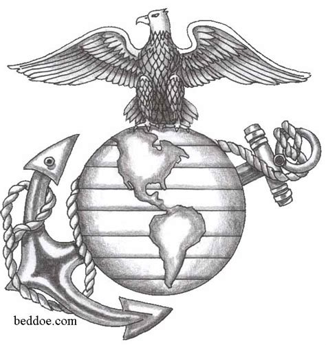 Usmc Tattoo Stencil