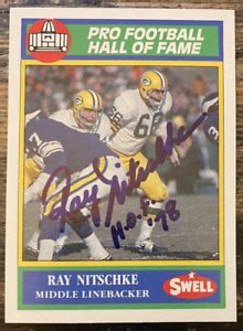 ray nitschke autograph products for sale | eBay