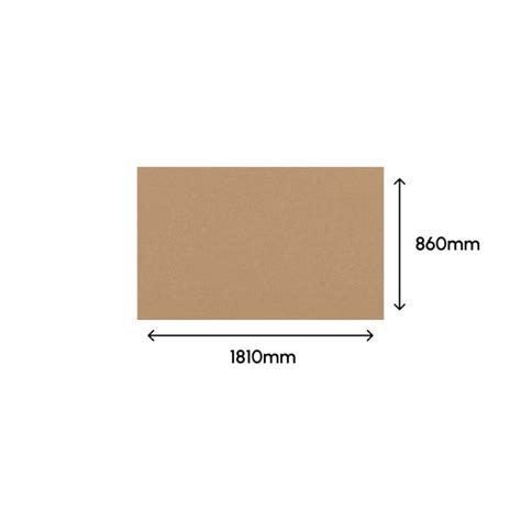 Double Wall Cardboard Sheet 1810 x 860mm - Pack of 25 - Boxomatic