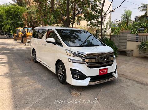 Toyota Vellfire being displayed to prospects in India before launch