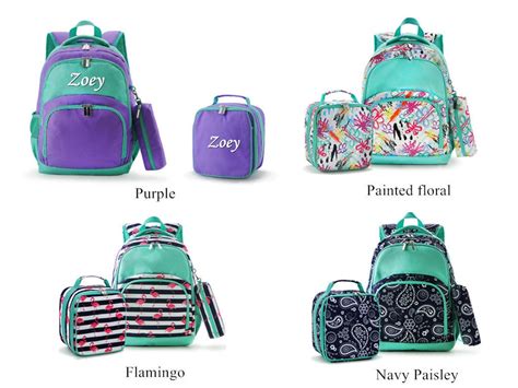 Monogram Backpack, Monogram School Bag, Personalized Backpack ...