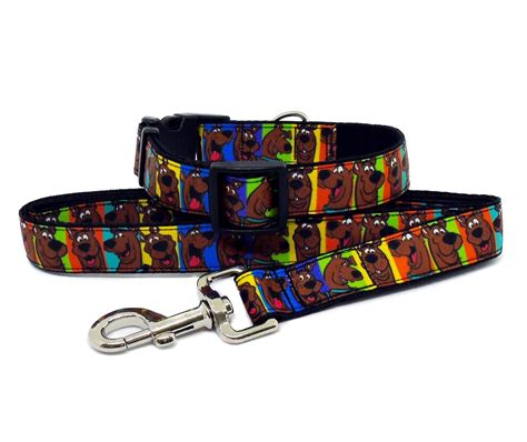 Scooby Doo Inspired Dog Collar and Lead Set | Dog Charmed