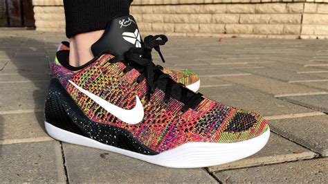 Nike Kobe 9 Flyknit "Multicolor" (Nike ID) - YouTube