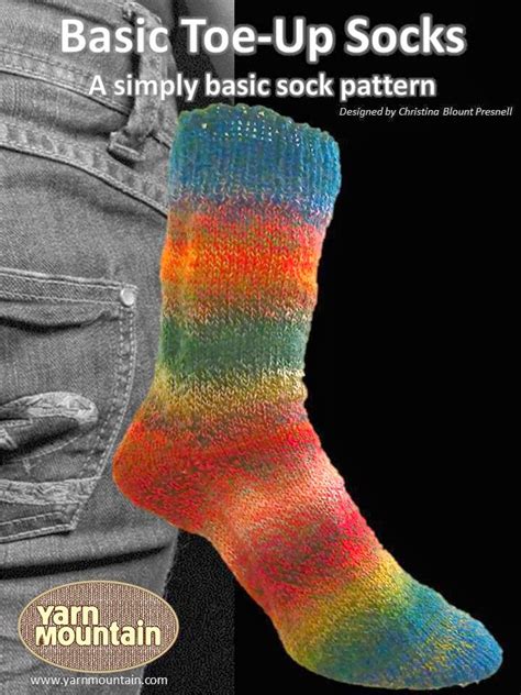 The Knitting Lodge: A Basic Toe-Up Sock Knitting Pattern