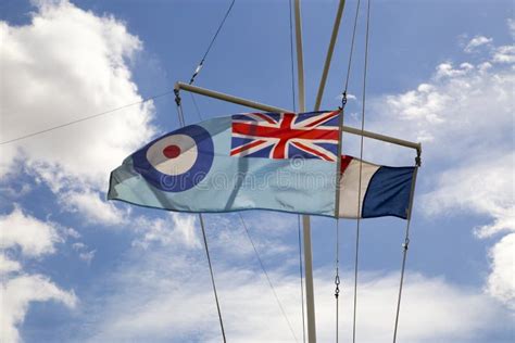 Royal Air Force Ensign Flag Picture - British RAF Flag Symbol Stock ...