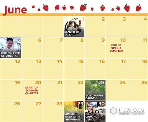 June events | The Whole U