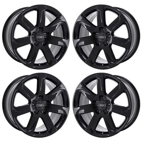 AUDI A7 wheels rims wheel rim stock factory oem used replacement 58882 GLOSS BLACK