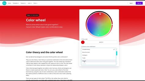 Canva Color Wheel Tutorial - YouTube