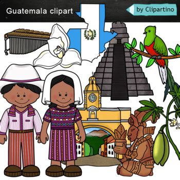 Guatemala clip art by Clipartino | Teachers Pay Teachers