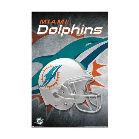 Trends International NFL Miami Dolphins - Helmet 18 Wall Poster