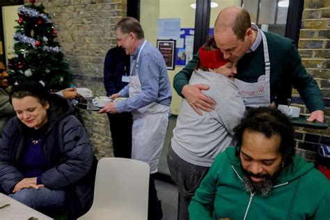 Prince William Shares Hug in Emotional Moment During Charity Visit