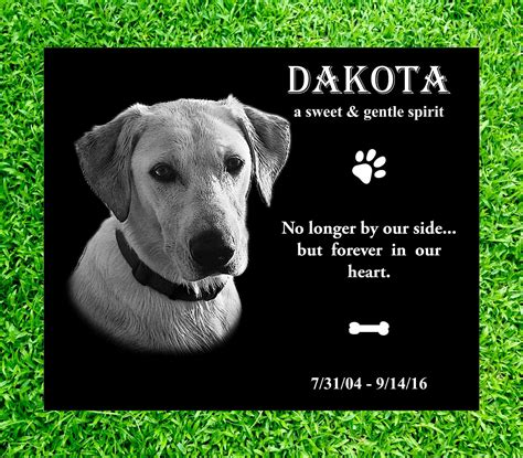 Personalized Tombstone for your dear Pet Our memorial will immortalize ...