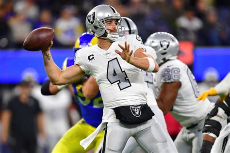 Las Vegas Raiders quarterback Derek Carr is focused on the here and now ...