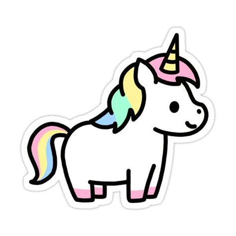 Unicorn Sticker by littlemandyart in 2021 | Unicorn stickers, Cute stickers, Preppy stickers