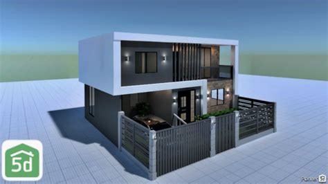 Modern House Exterior Design in Planner 5D | Ayuh - YouTube