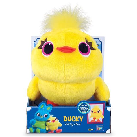 Toy Story Disney Pixar Ducky Talking Plush, Multi, 16 Inches ...