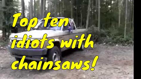 TOP 10 Tree cutting fails and idiots with chainsaws! Funny! - YouTube