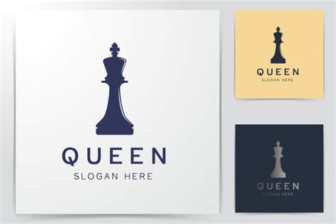 Queen Chess Logo Inspiration Isolated on Graphic by WANGS · Creative Fabrica