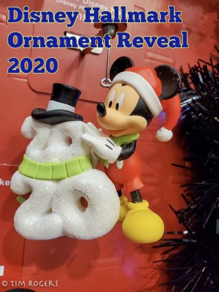 Disney Hallmark Christmas Ornaments for 2020