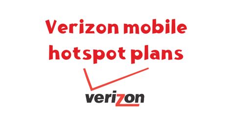 Verizon mobile hotspot