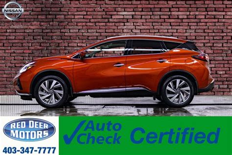 2019 Nissan Murano AWD SL Leather Roof Nav Red Deer AB 54535047