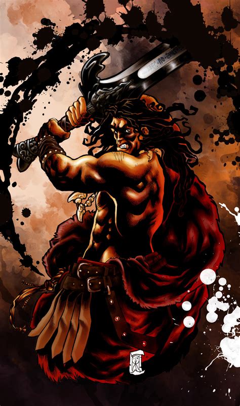 Conan the Barbarian colored by ozzie325 on DeviantArt