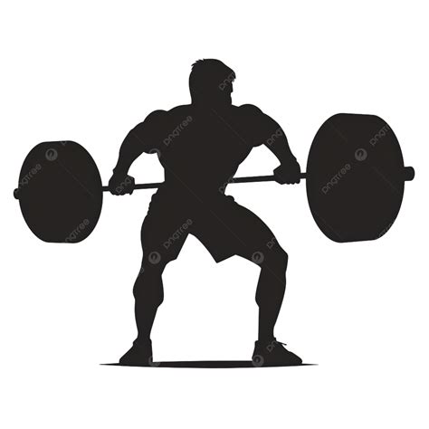 Hard Weight Lifting Black And White Silhouette Free Of Charge, Fitness, Muscle, Weightlifting ...