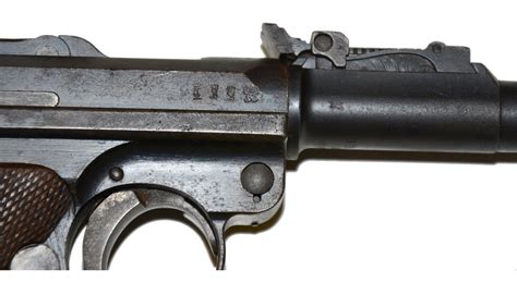 WW1 DWM 1917 DATED ARTILLERY LUGER WITH STOCK — Horse Soldier