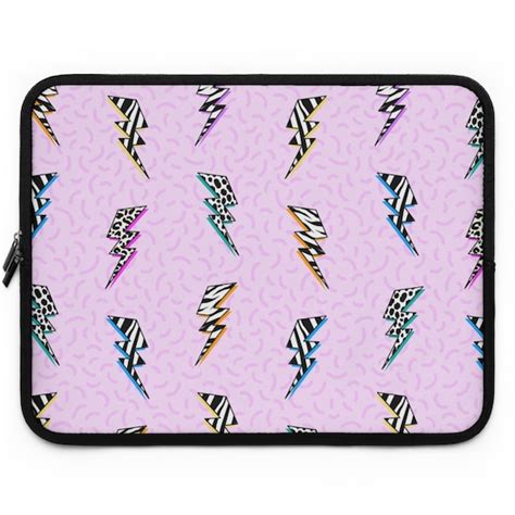 Retro Laptop Case Aesthetic Laptop Sleeve Memphis Design - Etsy