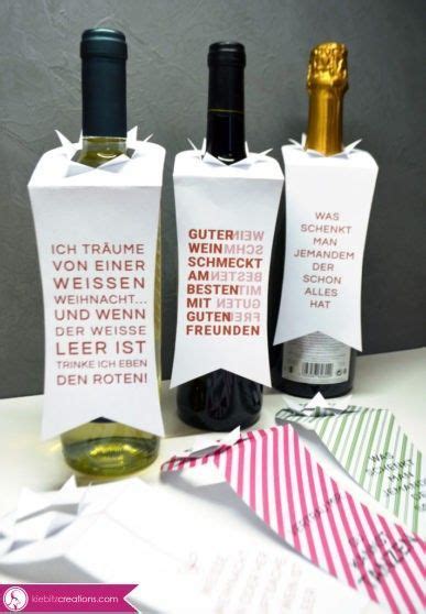 Wine packaging with wine label | Geschenke verpacken weinflasche, Wein ...