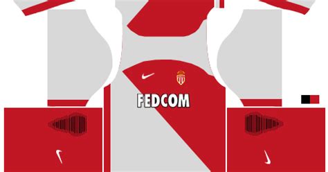 AS Monaco FC Nike Kits 2017 - Dream League Soccer 2017 - Kuchalana