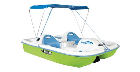 Pelican Pedal Boat Monaco DLX Angler - Adjustable 5 Seat Pedal Boat ...