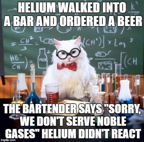 Chemistry Cat Memes Helium