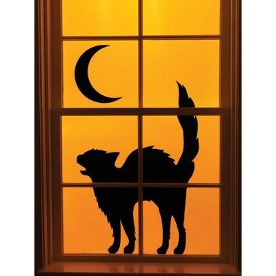 halloween games | Family Reunion Helper | Halloween window silhouettes ...
