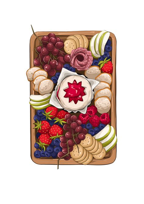 Brunch Charcuterie Board Die Cut Sticker – VERSED PLANNING