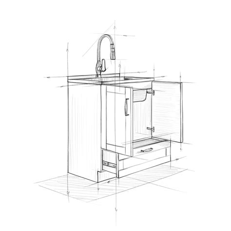 Technical sketches | Simpli Home Furniture :: Behance