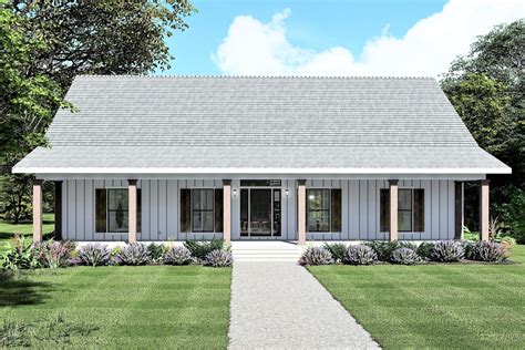 Farmhouse Plan with Two Master Suites and Simple Gable Roof - 25024DH | Architectural Designs ...