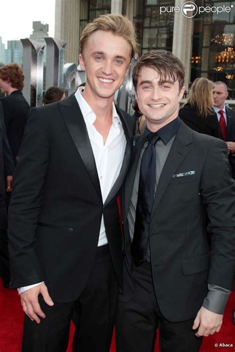 Tom Felton and Daniel Radcliffe - both so hot, it's hard to decide which one I want to marry ...