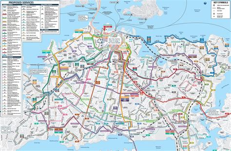 Auckland transport map - Auckland public transport map (New Zealand)