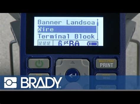 Brady Wire Label Maker Bmp21 This video will help you create wire and cable markings more ...