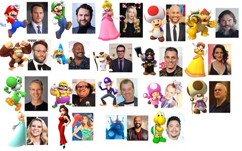 Mario Movie Cast with My Ideas by dmcmusiclover on DeviantArt