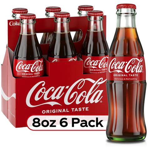 Coca-Cola Soda Soft Drink, 8 fl oz, 6 Pack - Walmart.com - Walmart.com