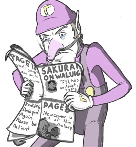 Waluigi - fan art - Nintendo | Fan art, Character, Fictional characters