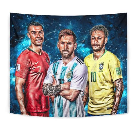 Messi Ronaldinho Wallpapers - Messi Ronaldo Cr7 Wallpapercave Tapestry ...