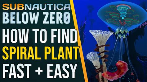 Subnautica Below Zero Spiral Plant | tilatequilastuffbuk